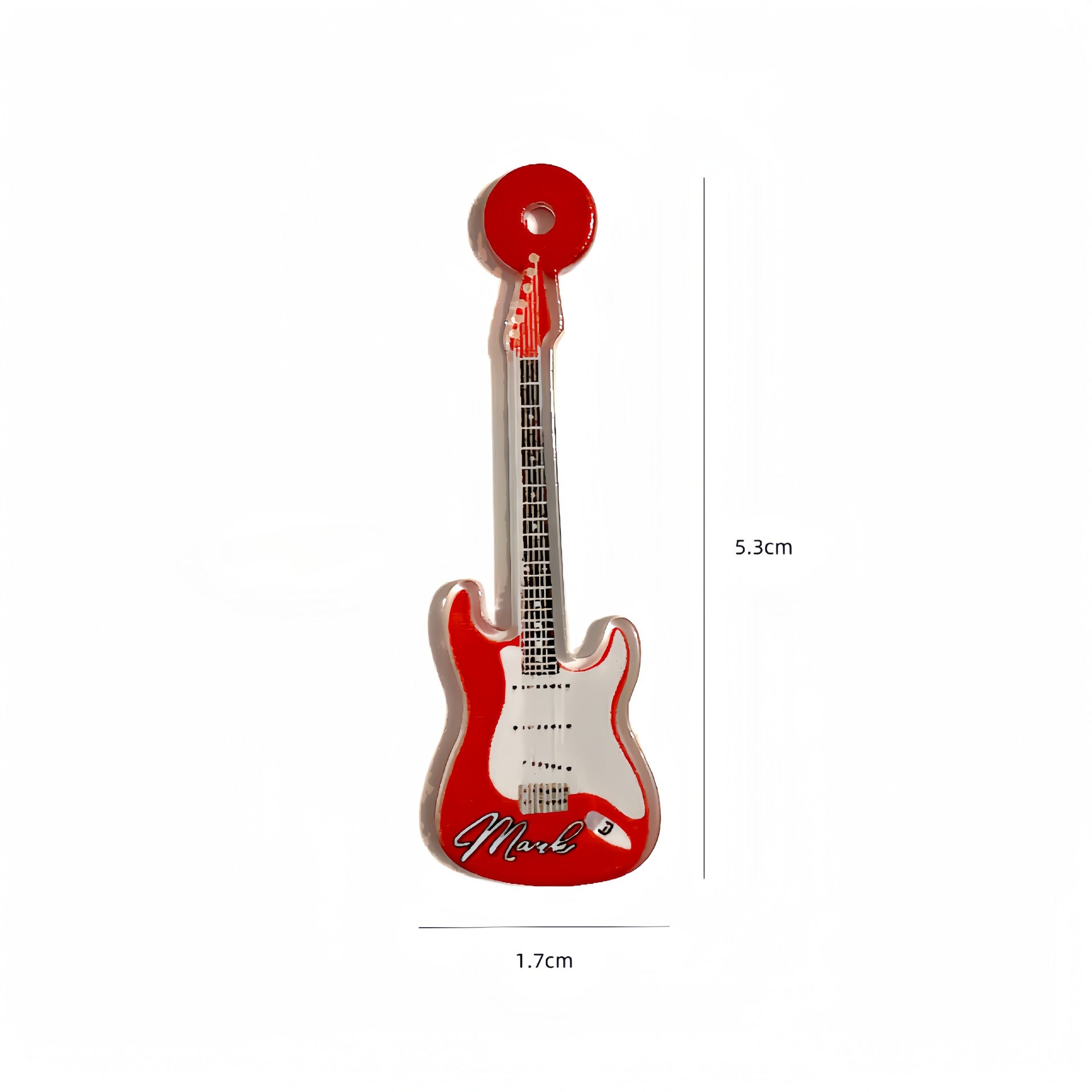 Wholesale 10pcs Double-sided Musical Instrument Guitar DIY Jewelry Accessories